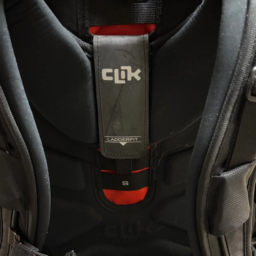 Clik Elite Black Camera Backpack with Red Accents